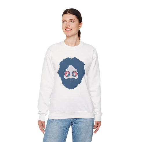 Grateful Dead - Jerry | Life is dead. Crewneck Sweatshirt - StealieShop